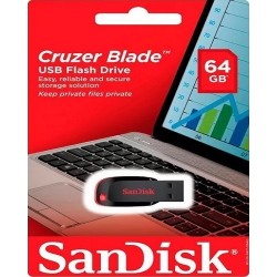 Pen Drive Sandisk Cruzer Blade 64GB