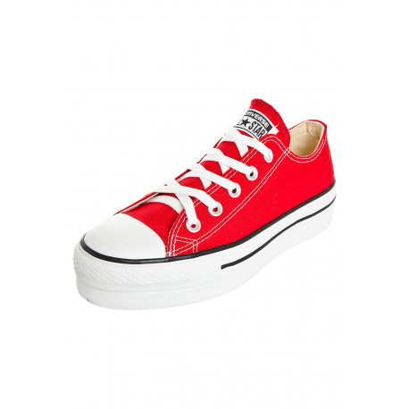 Tênis Converse All Star Chuck Taylor Plataforma Vermelho Unissex