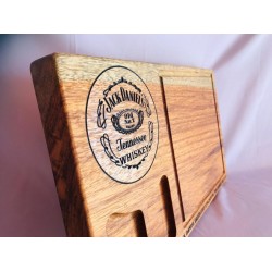 Táboa de Corte para Churrasco em Madeira Personalizada Jack Daniels
