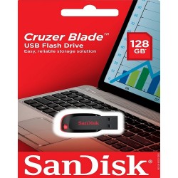 Pen Drive Sandisk Cruzer Blade 128gb