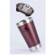 Copo Térmico De Cerveja Inox C/ Tampa Cor Vinho 473ml