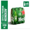 Cerveja Heineken Long Neck 330ml - Pack 06 Unidades