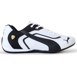 Tenis Puma Ferrari Branco e Preto