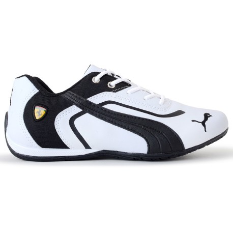Tenis Puma Ferrari Branco e Preto