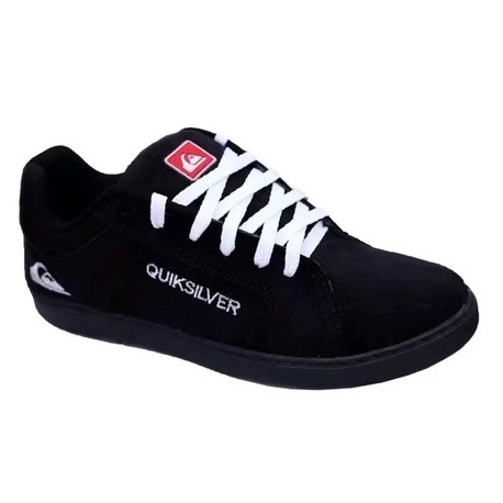 Tênis Quiksilver Skate Camuça Preto