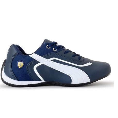 Tenis Puma Ferrari Azul Marinho e Branco