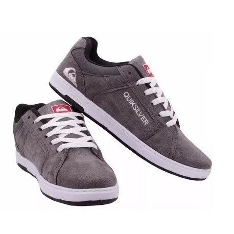 Tênis Quiksilver Skate Camuça Cinza