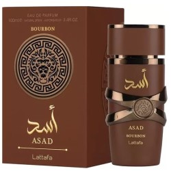Perfume Árabe Masculino Asad Bourbon Lattafa EDP 100ml - Original
