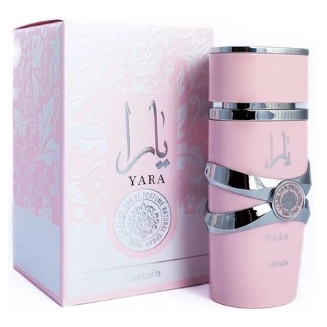Perfume Árabe Feminino Yara Rose Lattafa EDP 100ml - Original