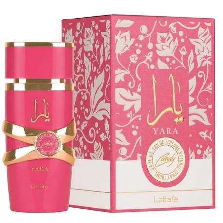 Perfume Árabe Feminino Yara Candy Lattafa EDP 100ml - Original