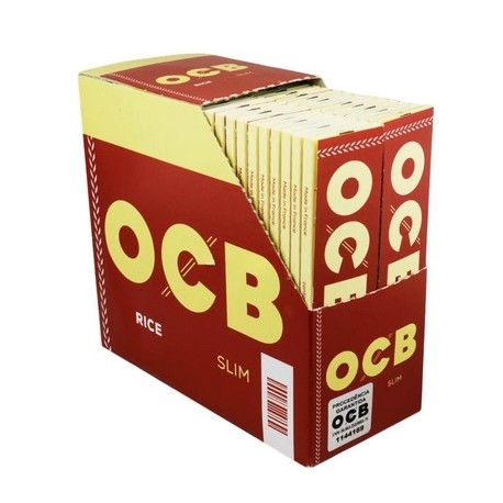 Caixa De Seda OCB Rice KS Slim - Original França