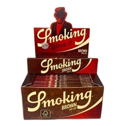 Caixa De Seda Smoking Brown KS Slim - Original
